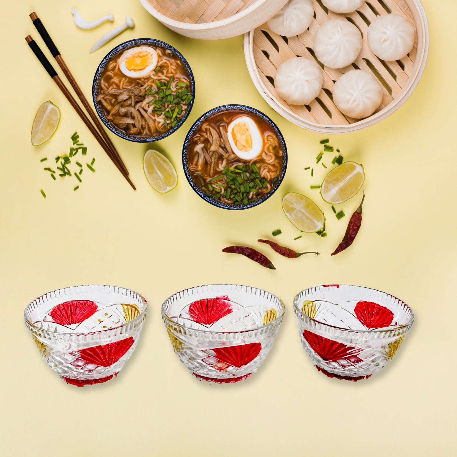 Rose glass Multipurpose Pudding / Dessert / Ice Cream Bowl Set for Home use, Home & Kitchen Serving Bowl for Sundae, Sweets, Snacks, Fruit, Pudding, Nuts or Dip, Serving Bowls 6 Medium & 1 Big Bowl (Set of 7 pc) Rose glass Multipurpose Pudding / Dessert / Ice Cream Bowl Set for Home use, Home & Kitchen Serving Bowl for Sundae, Sweets, Snacks, Fruit, Pudding, Nuts or Dip, Serving Bowls 6 Medium & 1 Big Bowl (Set of 7 pc)